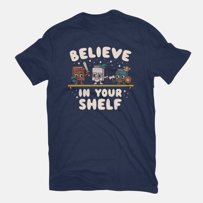 Just Believe In Your Shelf-Youth-Basic-Tee-Weird & Punderful