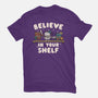 Just Believe In Your Shelf-Youth-Basic-Tee-Weird & Punderful