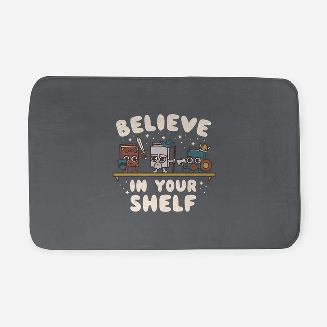 Just Believe In Your Shelf-None-Memory Foam-Bath Mat-Weird & Punderful