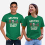 Just Believe In Your Shelf-Unisex-Basic-Tee-Weird & Punderful