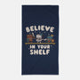 Just Believe In Your Shelf-None-Beach-Towel-Weird & Punderful