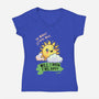 In What Stupid Way-Womens-V-Neck-Tee-BridgeWalker