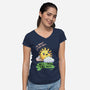 In What Stupid Way-Womens-V-Neck-Tee-BridgeWalker
