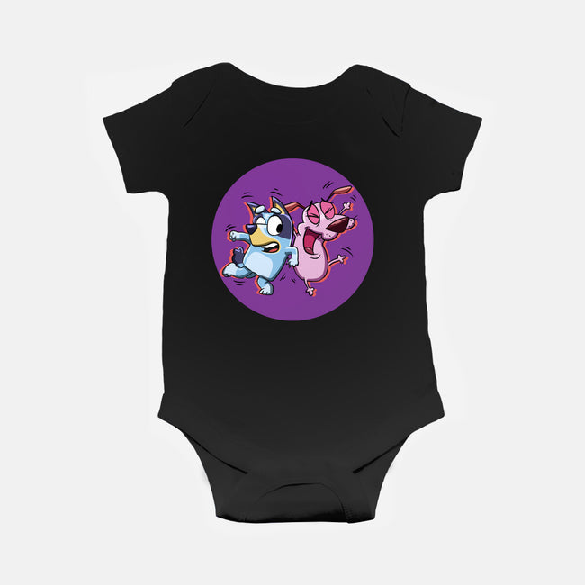 Dog Friends-Baby-Basic-Onesie-nickzzarto