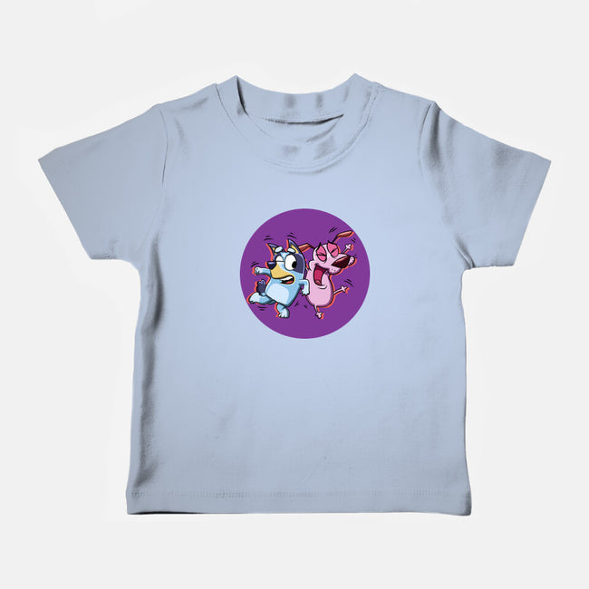 Dog Friends-Baby-Basic-Tee-nickzzarto