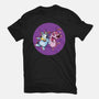 Dog Friends-Womens-Fitted-Tee-nickzzarto
