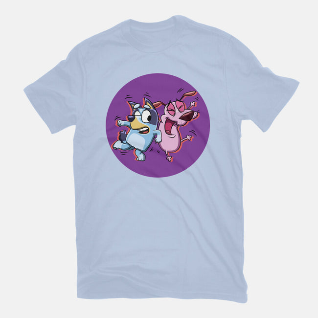 Dog Friends-Womens-Fitted-Tee-nickzzarto