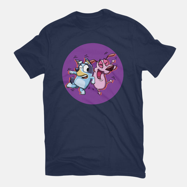 Dog Friends-Womens-Fitted-Tee-nickzzarto