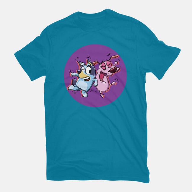 Dog Friends-Womens-Fitted-Tee-nickzzarto