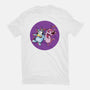 Dog Friends-Womens-Basic-Tee-nickzzarto
