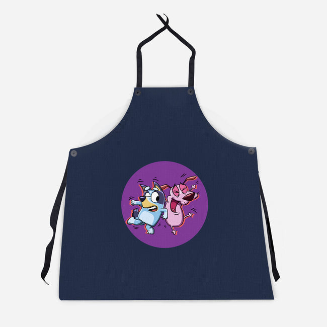 Dog Friends-Unisex-Kitchen-Apron-nickzzarto