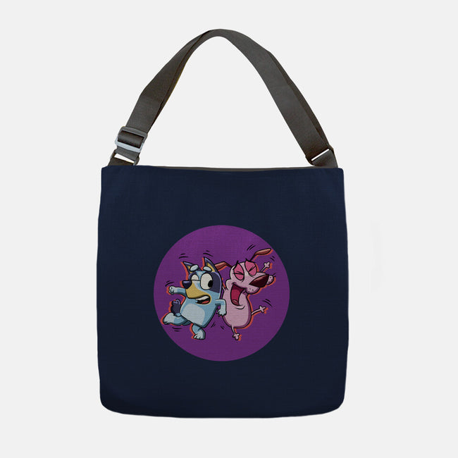 Dog Friends-None-Adjustable Tote-Bag-nickzzarto