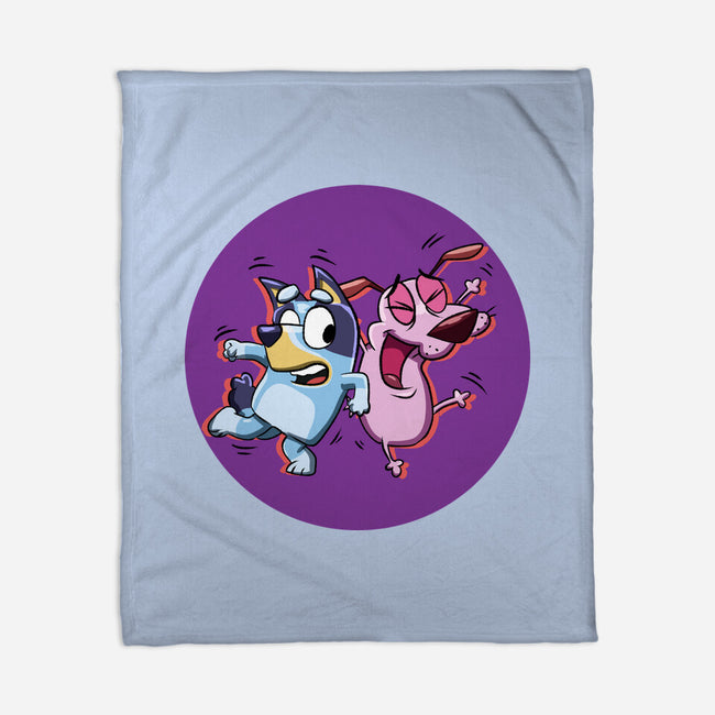 Dog Friends-None-Fleece-Blanket-nickzzarto