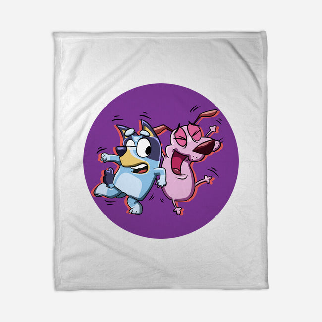 Dog Friends-None-Fleece-Blanket-nickzzarto