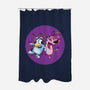 Dog Friends-None-Polyester-Shower Curtain-nickzzarto