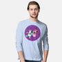 Dog Friends-Mens-Long Sleeved-Tee-nickzzarto