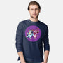 Dog Friends-Mens-Long Sleeved-Tee-nickzzarto