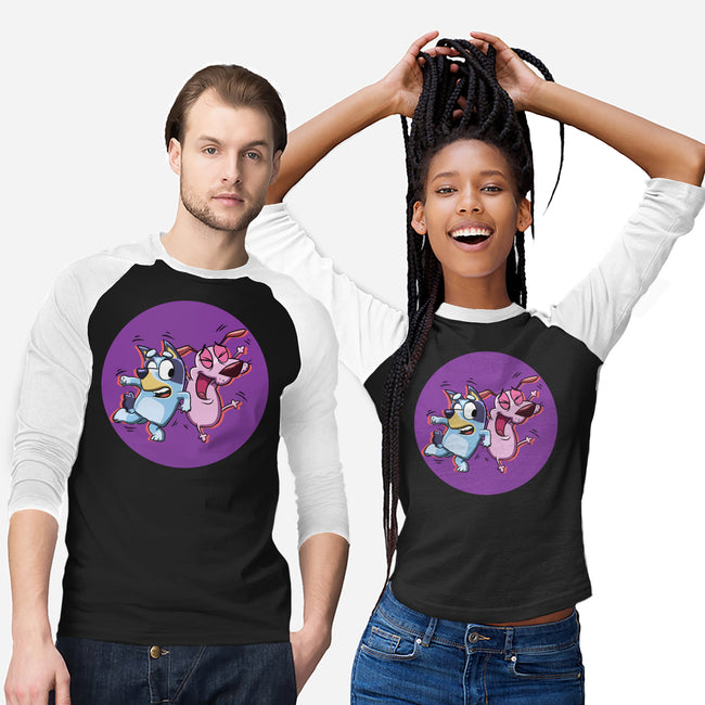 Dog Friends-Unisex-Baseball-Tee-nickzzarto