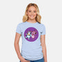 Dog Friends-Womens-Fitted-Tee-nickzzarto