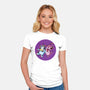 Dog Friends-Womens-Fitted-Tee-nickzzarto