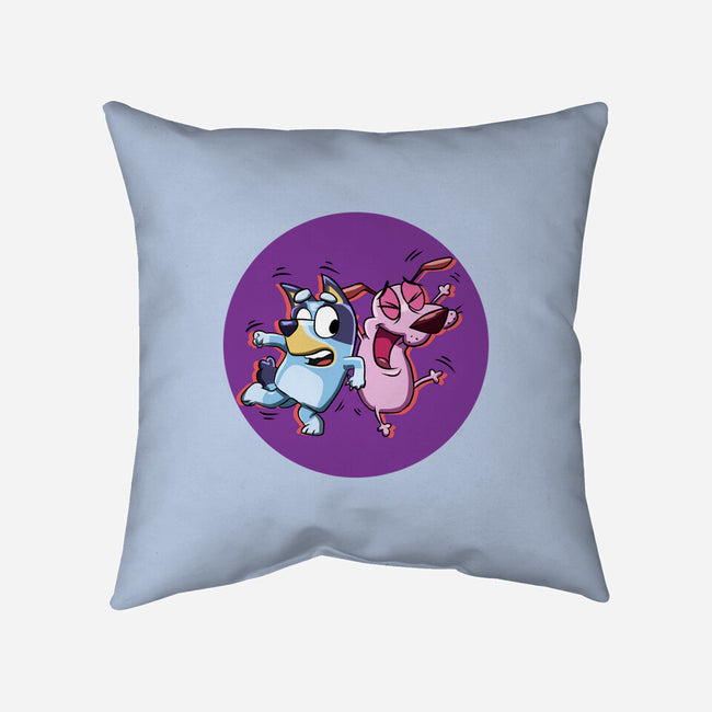 Dog Friends-None-Removable Cover w Insert-Throw Pillow-nickzzarto