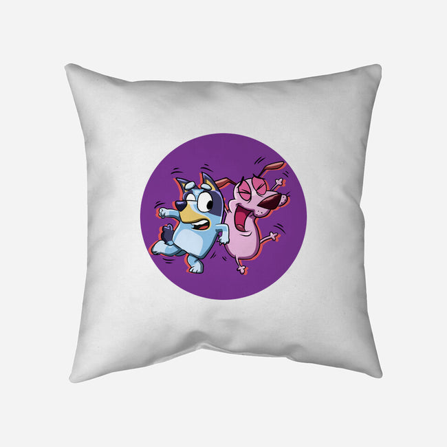Dog Friends-None-Removable Cover w Insert-Throw Pillow-nickzzarto