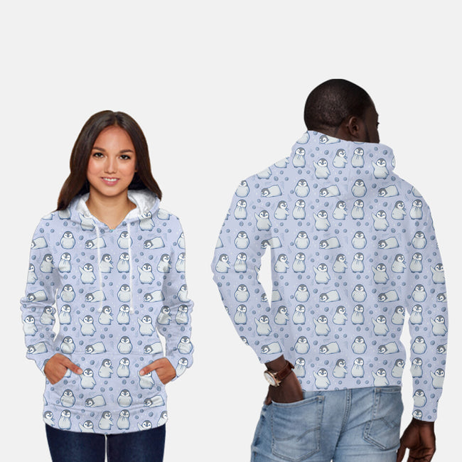 Cute Penguins-Unisex-All Over Print Pullover-Sweatshirt-xMorfina