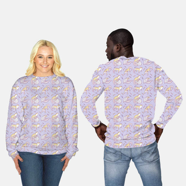 Leopard Geckos-Unisex-All Over Print Crew Neck-Sweatshirt-xMorfina