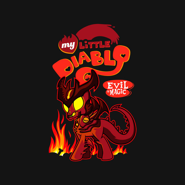 My Little Diablo-Unisex-Basic-Tee-demonigote