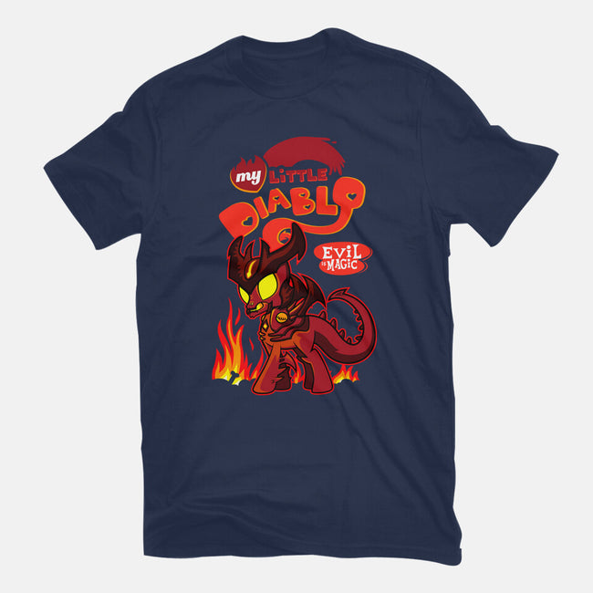 My Little Diablo-Unisex-Basic-Tee-demonigote