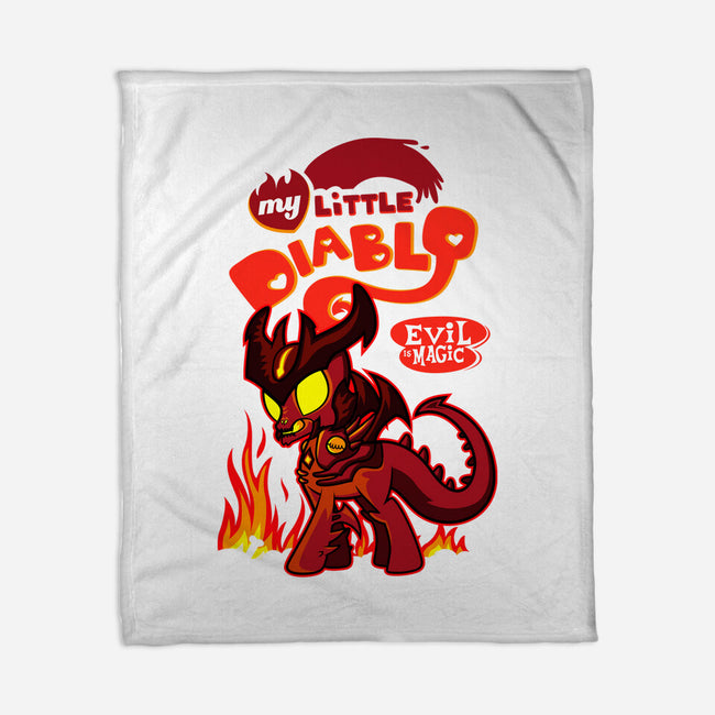 My Little Diablo-None-Fleece-Blanket-demonigote