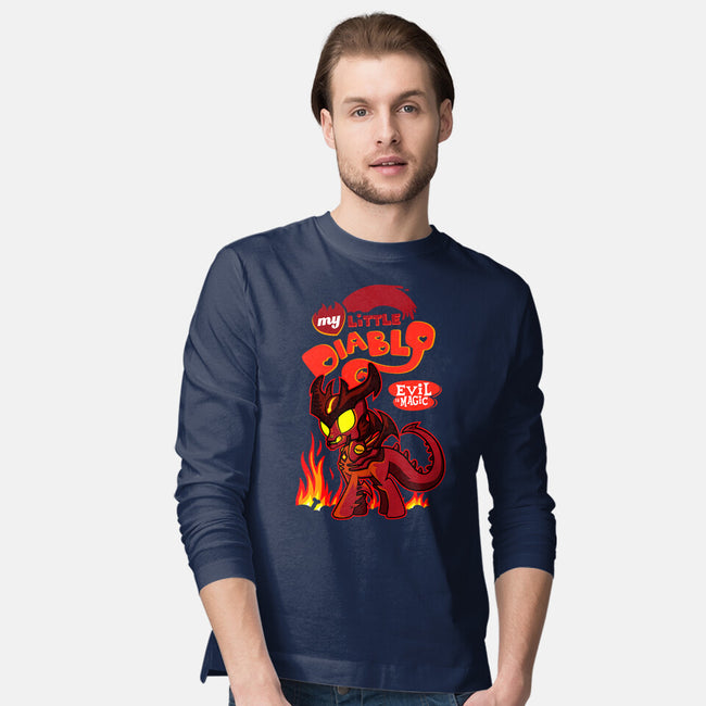 My Little Diablo-Mens-Long Sleeved-Tee-demonigote