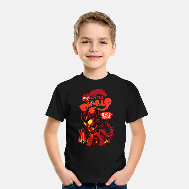 My Little Diablo-Youth-Basic-Tee-demonigote