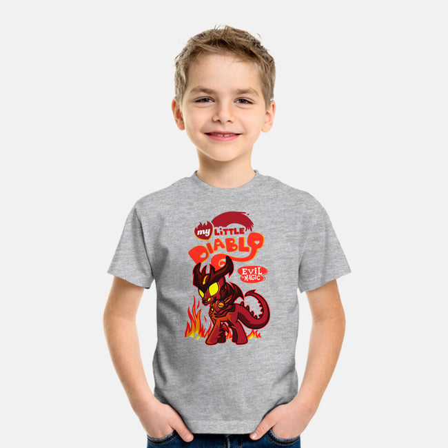 My Little Diablo-Youth-Basic-Tee-demonigote