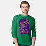 RoboZilla Vs RoboKong-Mens-Long Sleeved-Tee-alanside