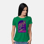 RoboZilla Vs RoboKong-Womens-Basic-Tee-alanside