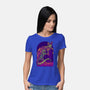 RoboZilla Vs RoboKong-Womens-Basic-Tee-alanside