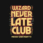 Wizard Never Late Club-Mens-Heavyweight-Tee-rocketman_art