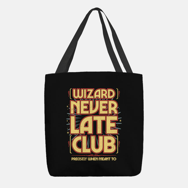 Wizard Never Late Club-None-Basic Tote-Bag-rocketman_art