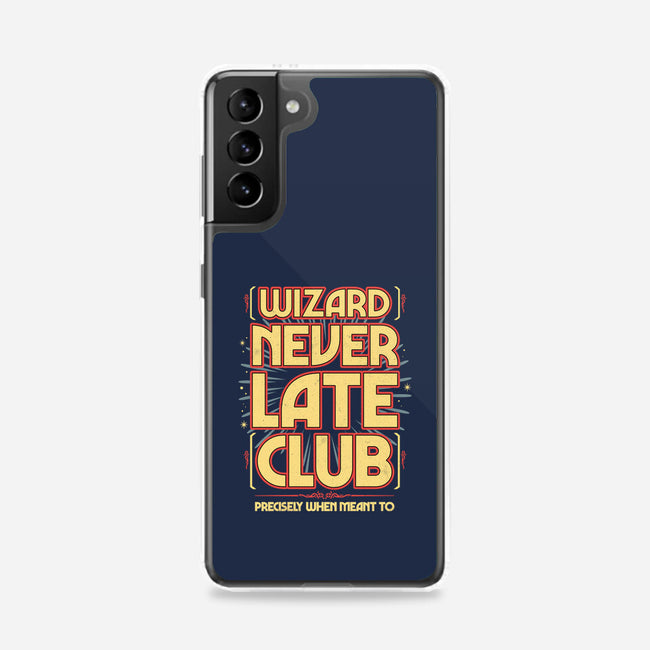 Wizard Never Late Club-Samsung-Snap-Phone Case-rocketman_art