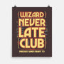 Wizard Never Late Club-None-Matte-Poster-rocketman_art