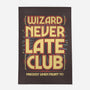 Wizard Never Late Club-None-Indoor-Rug-rocketman_art