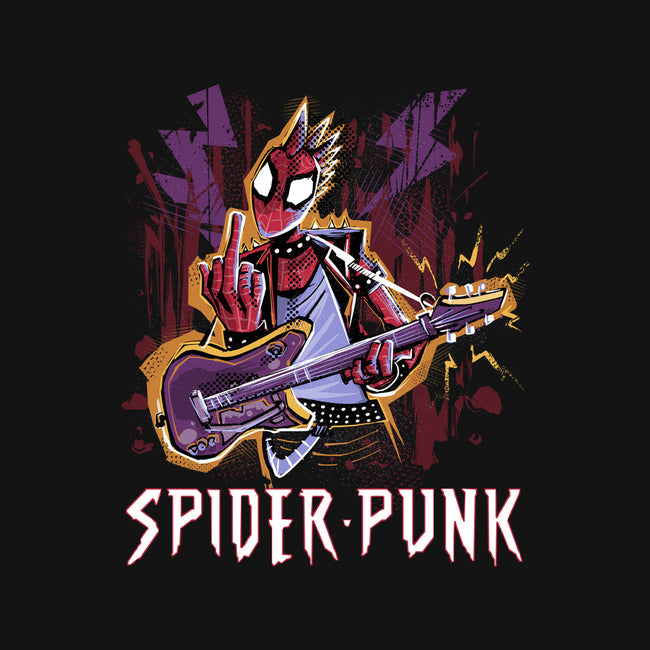 Spider Punk Rock Star-Womens-Off Shoulder-Sweatshirt-zascanauta