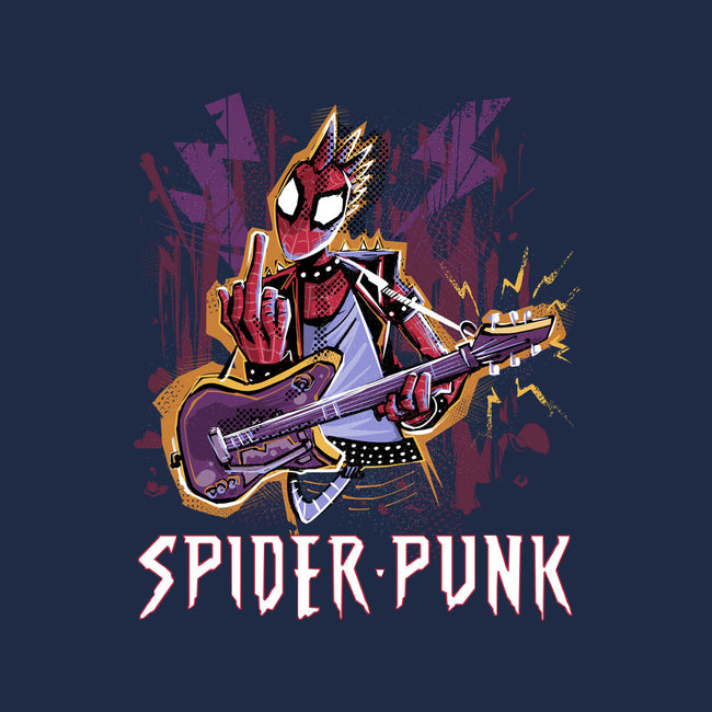 Spider Punk Rock Star-Mens-Long Sleeved-Tee-zascanauta
