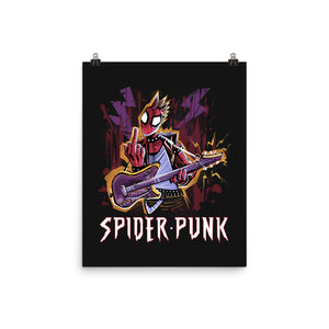 Spider Punk Rock Star