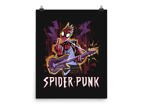 Spider Punk Rock Star