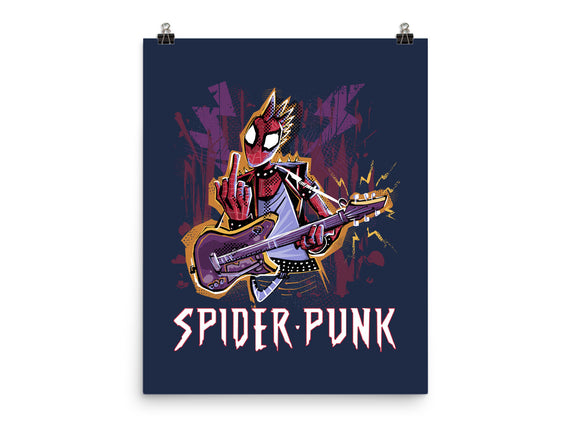 Spider Punk Rock Star