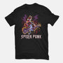 Spider Punk Rock Star-Mens-Heavyweight-Tee-zascanauta