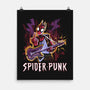 Spider Punk Rock Star-None-Matte-Poster-zascanauta