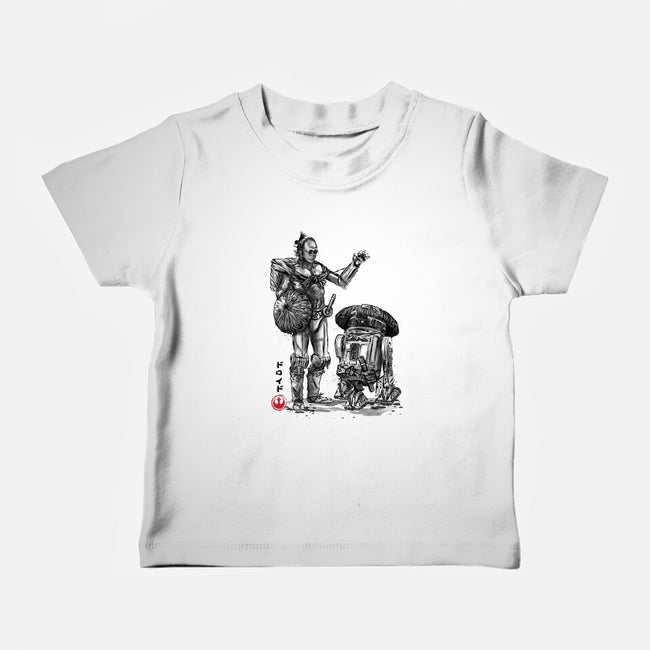 Samurai Droids Sumi-e-Baby-Basic-Tee-DrMonekers